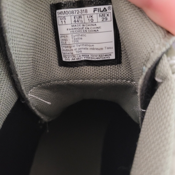 FILA Men's Edgewater 12 PB Boot - Green - Picture 4 of 4